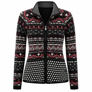 Icelandic Design Sweater S: Fair Isle Nordic Après-Ski Cabincore Winter Knit